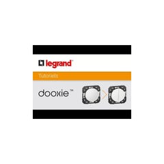 Sortie de câble IP21 DOOXIE livrée complète avec plaque finition blanc - LEGRAND - 600323 6
