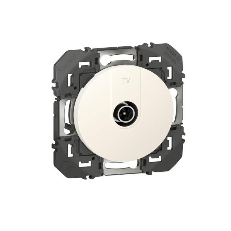Prise TV simple étoile blindée Dooxie finition blanc - LEGRAND - 600351