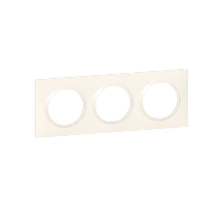 Plaque carrée DOOXIE finition blanc 3 postes - LEGRAND - 600803 0