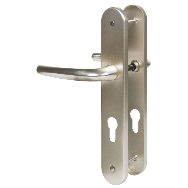 Ensemble San Diego grand model type CLE I pour cylindre européen finition F2 alu aspect champagne - HOPPE - 3559791