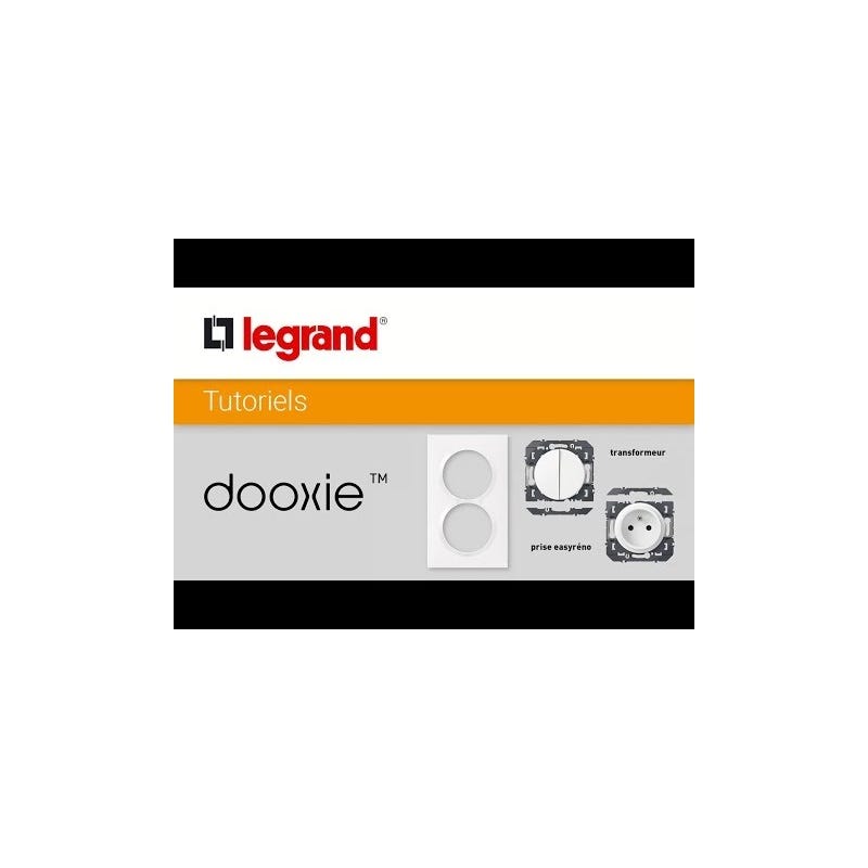 Sortie de câble - Dooxie one - LEGRAND - 86 x 86 x 48,5 mm 3