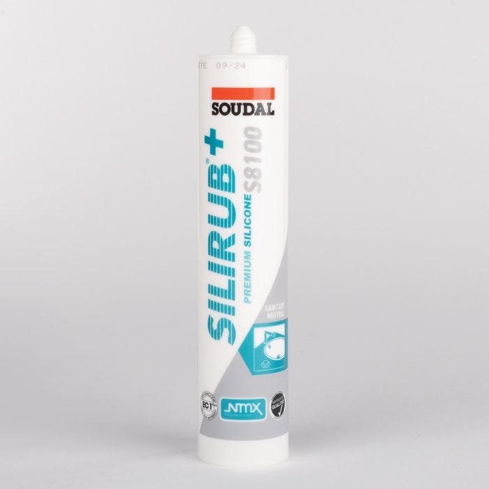 Mastic silicone - Silirub+ S8100 - Soudal - 300 ml - Blanc 2