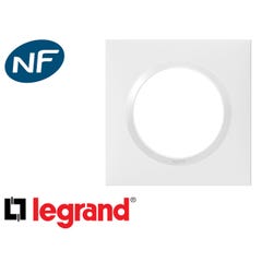 Plaque carrée DOOXIE finition blanc 1 poste - LEGRAND - 600801 1