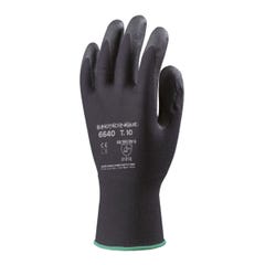 Lot de 10 paires de gants Hydropellent NINJA noir, mousse PVC - COVERGUARD - Taille M-8
