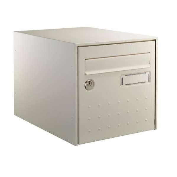Boîte aux lettres Beige double face STEEL BOX - Decayeux