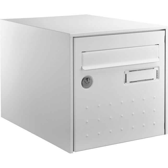 Boîte aux lettres individuelle - Steel box - Decayeux - Blanc signalisation - Double face 0