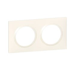 Plaque carrée DOOXIE finition blanc 2 postes - LEGRAND - 600802