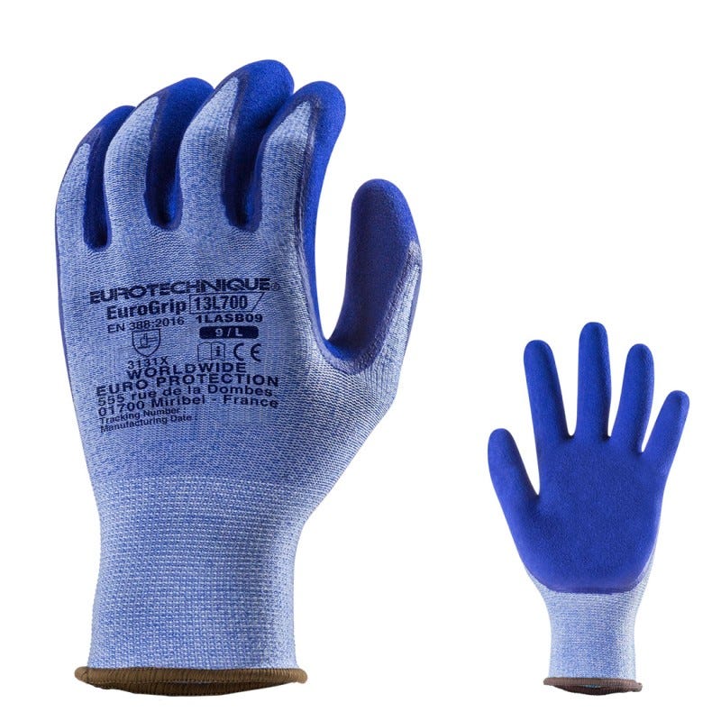 Gants EUROGRIP 13L700 paume mousse latex - Coverguard - Taille S-7 3