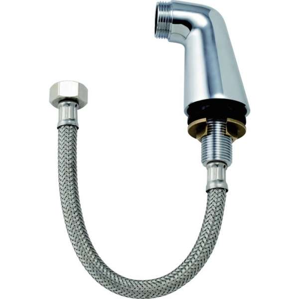 Colonnette avec flexible serti d’usine Mâle 3/4“ - Femelle 3/8“ - Lot de 2 pièces - Riquier