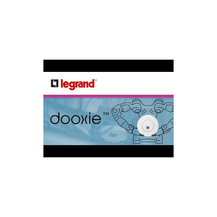 Poussoir double DOOXIE 6A finition blanc - LEGRAND - 600008 4