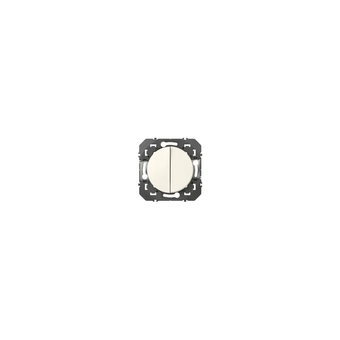 Poussoir double DOOXIE 6A finition blanc - LEGRAND - 600008 6