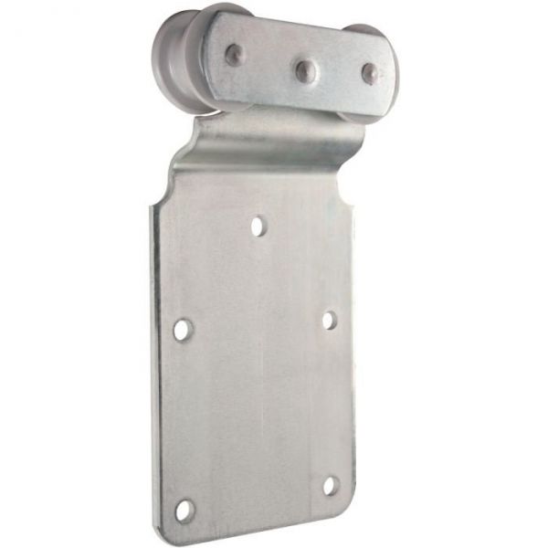 Ferrure de porte à déplacement droit pour porte de 150 kg Flot - Monture à galet fixation sur plat - Delrin 251D - Vendu par 2 - Mantion