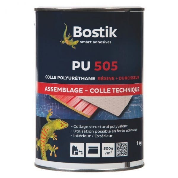 Colle polyuréthane bi-composante pu 505 1