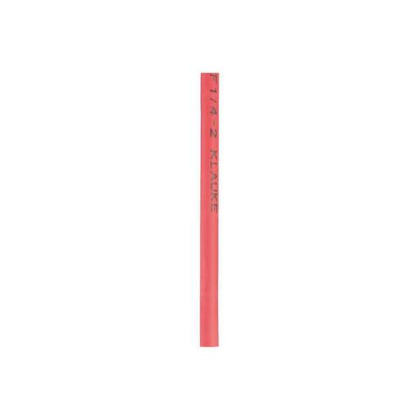 Gaine thermorétractable à paroi fine - d6,4/3,2mm rouge - Klauke