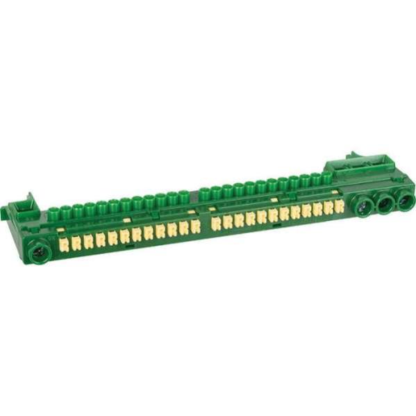 Bornier de terre multipolaire isolé IP20 24 + 4 sorties - Gewiss