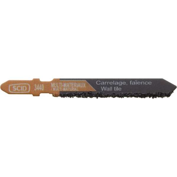 Lame De Scie Sauteuse Carrelage Accroche En T Epaisseur 1 Mm - Longueur 75 Mm - Vendu Par 1 - Scid