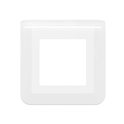 Plaque de finition MOSAIC blanc pour 2 modules - LEGRAND - 078802L 0