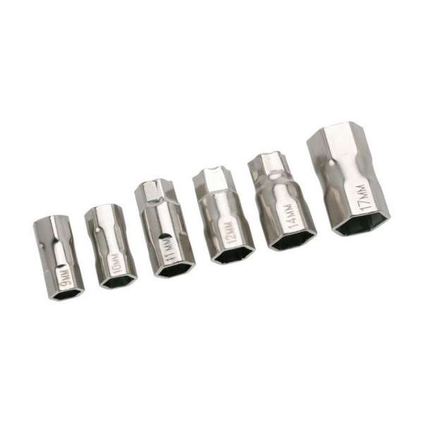 Kit 6 embouts pour clé écrou robinet - Virax