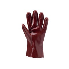 Gants PVC rouge enduit 27 cm Actifresh - Coverguard - Taille XL-10 1