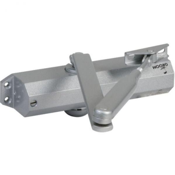 Ferme-porte GR010 Argent à bras compas - Groom - Force 2