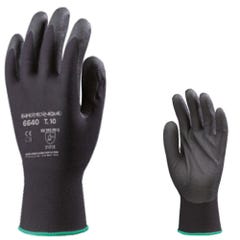 Lot de 10 paires de gants Hydropellent NINJA noir, mousse PVC - COVERGUARD - Taille XL-10 2