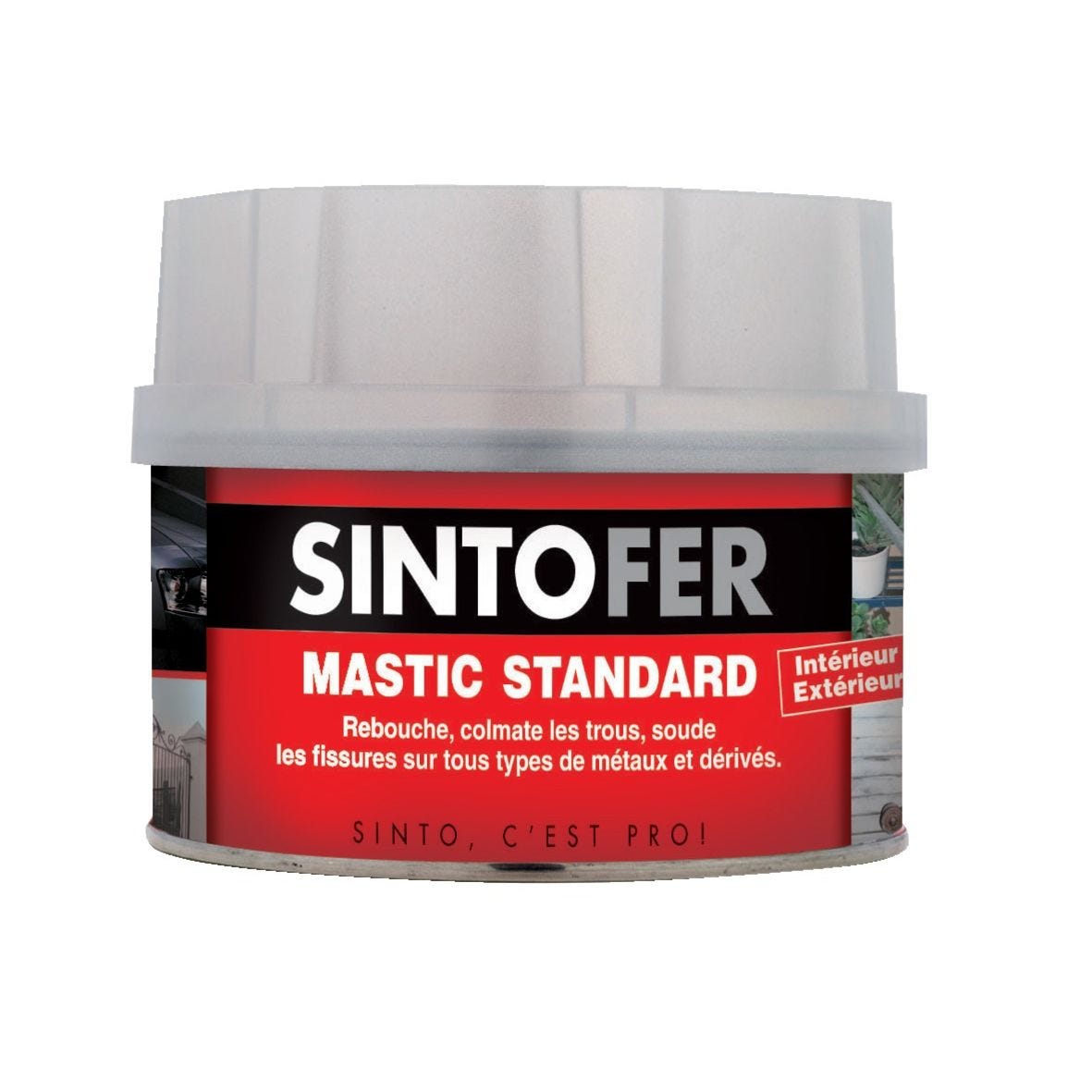 Mastic SINTOFER sans styrène blanc cartouche 150ml - SINTO - 33103 1