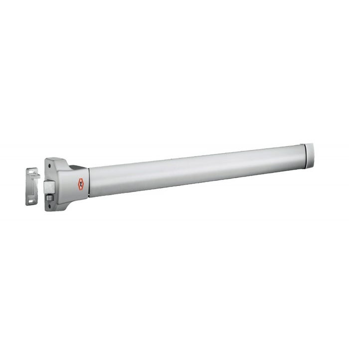 Serrure anti-panique Push Bar 90 à 1 point - JPM - Blanc 9016 - 845 mm 2