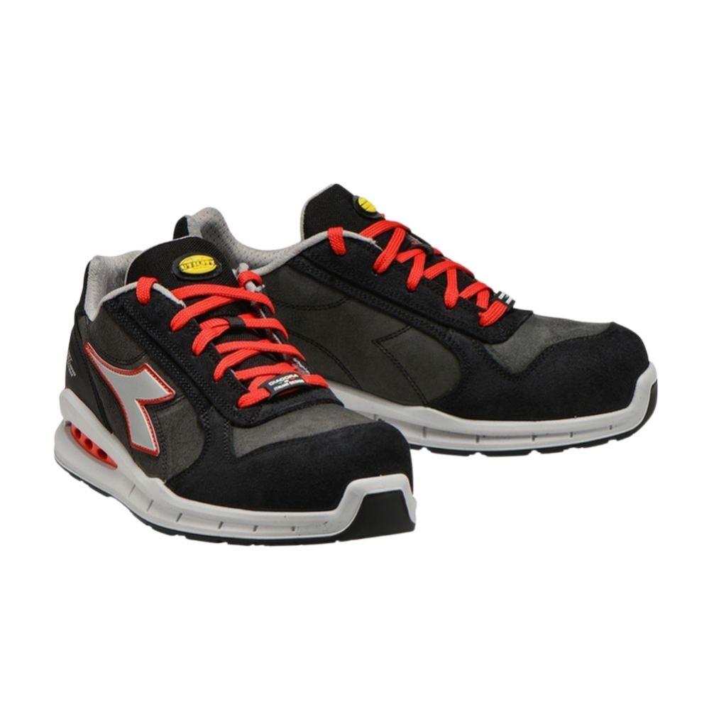 Chaussures respirantes Diadora RUN NET AIRBOX LOW S3 SRC Gris / Rouge 38