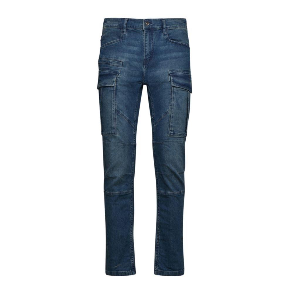 Jean de travail multipoches denim stretch slim Diadora STONE Denim M - L