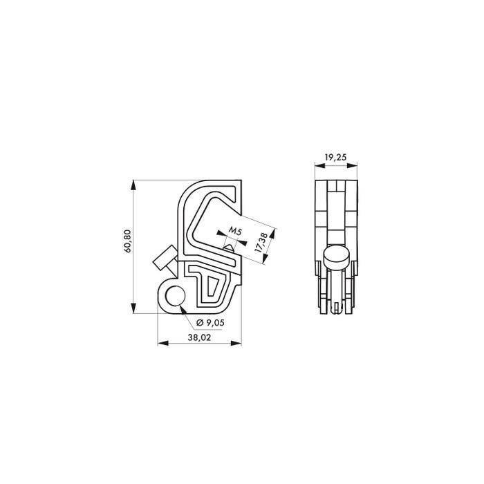 THIRARD - Verrouillage mini disjoncteur universel à molette pour levier de 10 à 17mm 3