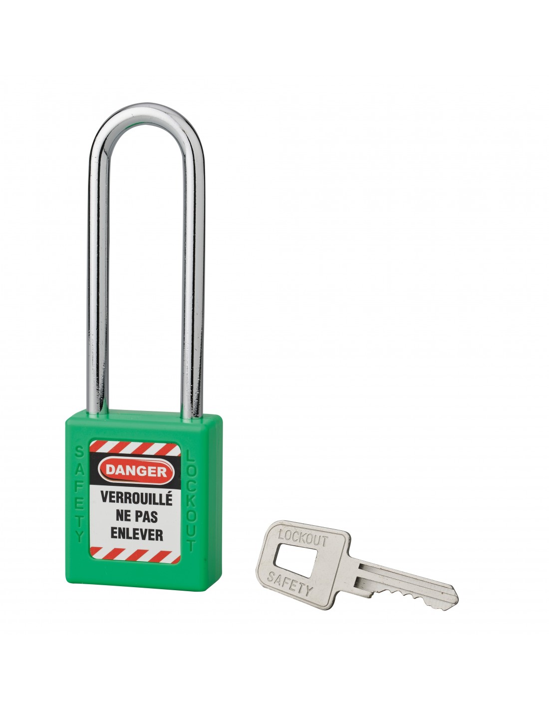 Thirard - Cadenas De Consignation Loto Lockout Tagout 40 Mm Anse Acier Ø 6 X 76 Mm Vert