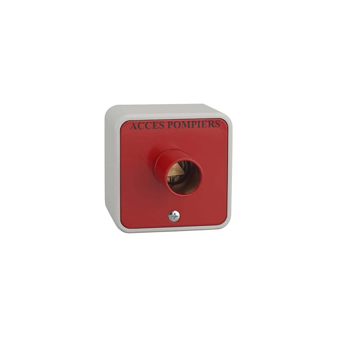THIRARD - Contacteur à clé pompier en applique triangle 14mm 0