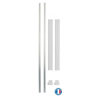 Thirard - kit tringle plate blanc pour hauteur porte 3,00 m