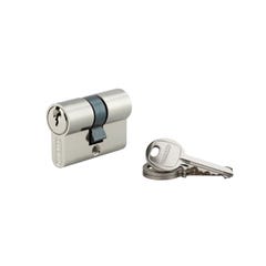 THIRARD - Cylindre à clé crantée 21 x 21 mm nickelé 3 clés