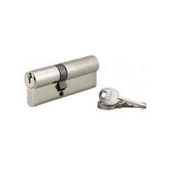 THIRARD - Cylindre à clé crantée 35 x 50 mm nickelé 3 clés