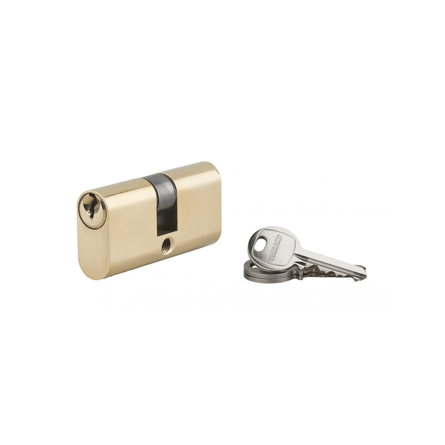 THIRARD - Cylindre à clé crantée ovale 28x28mm 3 clés 0