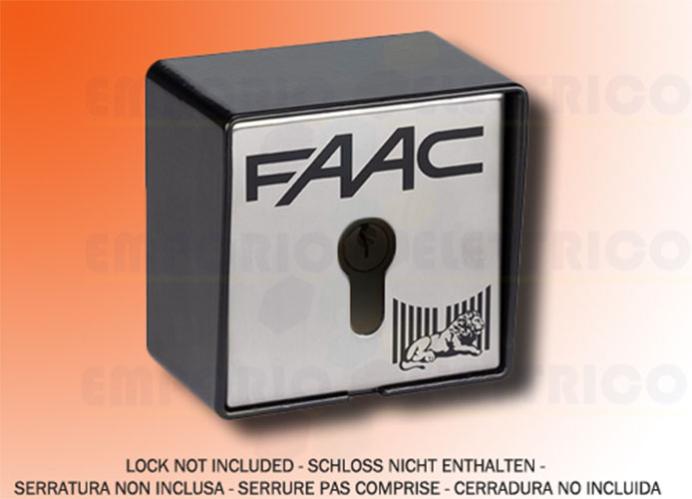 Faac Bouton À clé Pour Extérieur 2 Contacts T21 E 401013