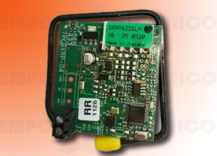 Faac Récepteur Embrochable 1 Canal 433 Mhz Rp 433 Slh 787824 (new Code 787852)