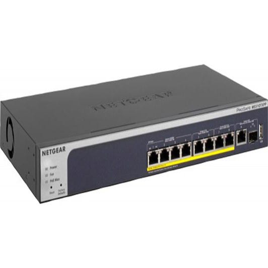 NETGEAR MS510TXPP Switch Ethernet manageable PoE+ 180W 8 ports 2.5Gbps et 1 port 10 Gigabit + 1x SFP+ Rackable 0