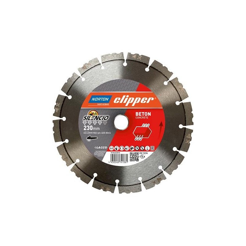 Disque diamant CLIPPER Pro Beton Silencio 350mm