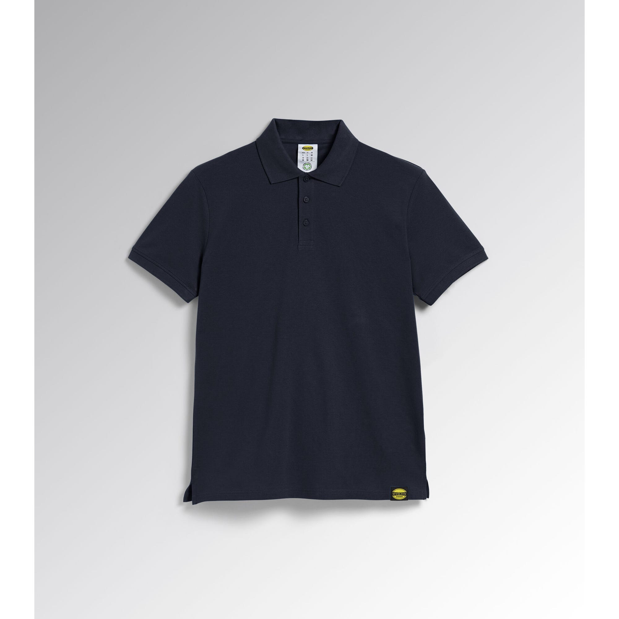 T-shirt de travail bio à manches longues éco-responsable Diadora ML Mono Organic Bleu XL 3