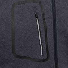 Sweat-shirt de travail stretch en molleton non gratté avec capuche Diadora CROSS FZ Gris Foncé XL 2