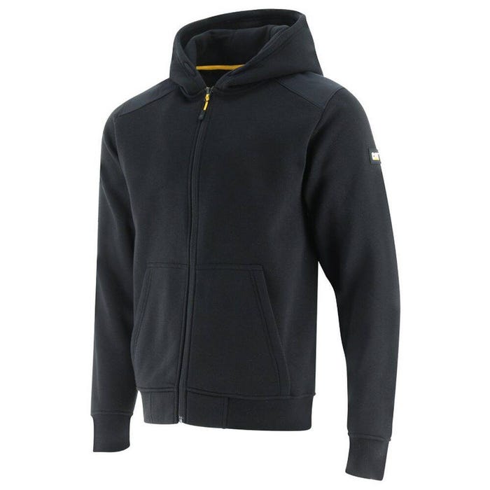 Sweatshirt avec capuche forme gilet zippée renforcée ESSENTIALS FZ Noir XXL 0