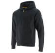 Sweatshirt avec capuche forme gilet zippée renforcée ESSENTIALS FZ Noir M