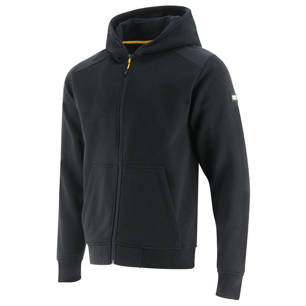 Sweatshirt avec capuche forme gilet zippée renforcée ESSENTIALS FZ Noir M 0
