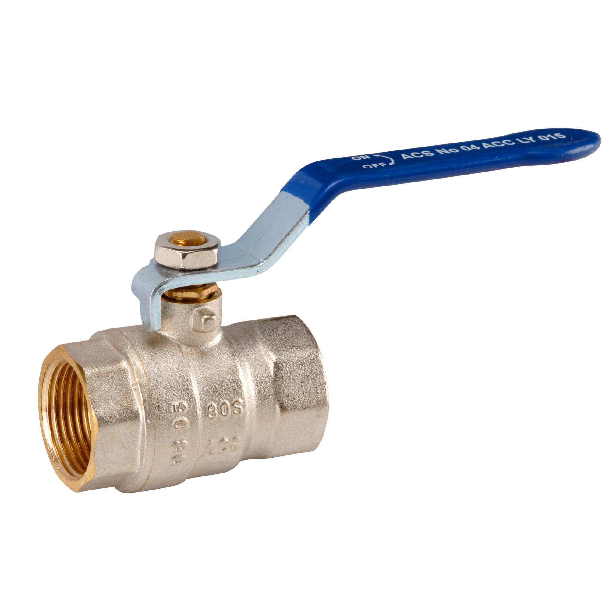 Vanne à sphère Passage intégral PN16 ACS bleue F/F 2"(50x60) SFERACO