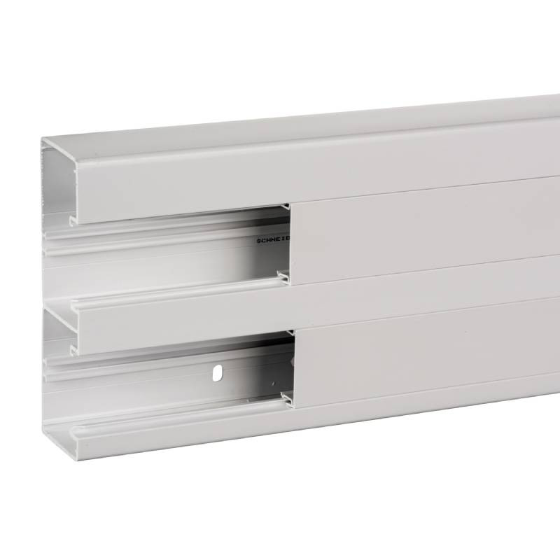 Goulotte PVC Optiline 45 à clipsage direct - L165 x H55mm