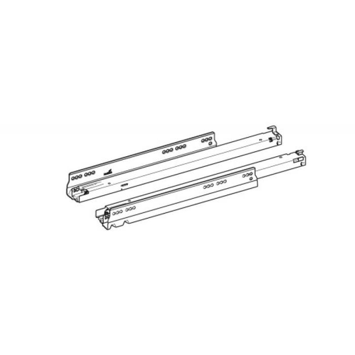 Coulisse Actro You L.350 40 kg HETTICH Silent System set - 9257002 1