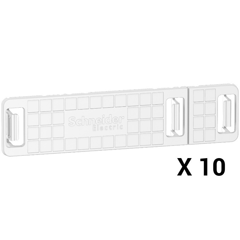 Lot de 10 Bride-câbles Schneider pour goulotte GTL Resi9 13 modules