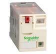 relais miniature - zelio relay rxm - 12a - 4of - 24v ac - schneider electric rxm4ab2b7